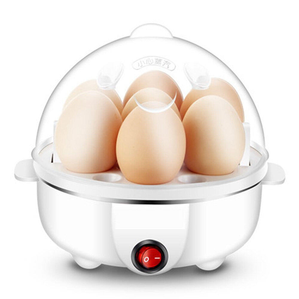 350W Egg Cooker 7 Cell Tray Electric Egg Maker – White