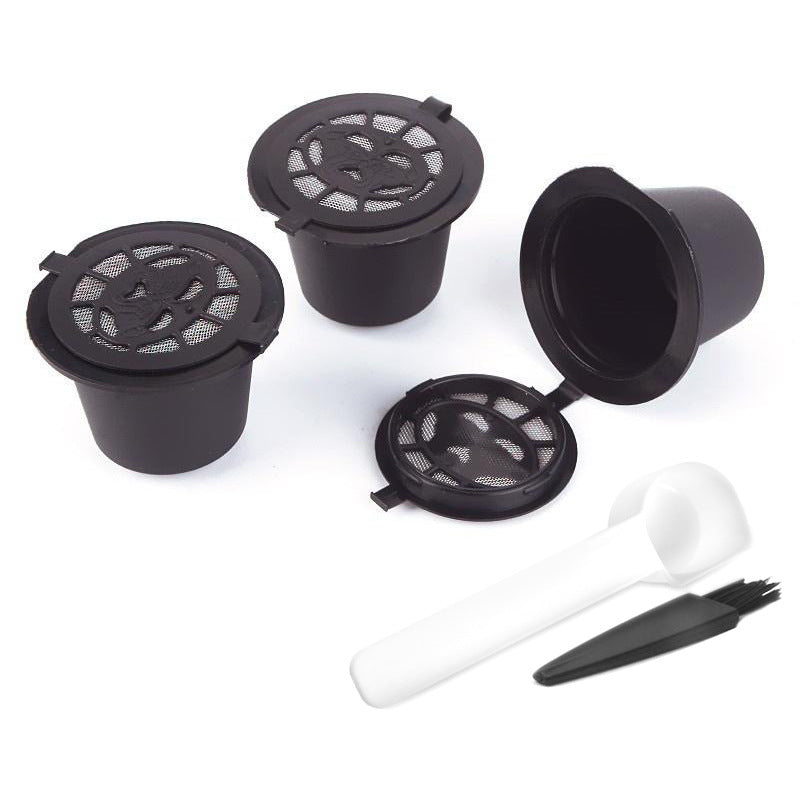 Reusable Nespresso Capsules - Refillable Coffee Capsule Cup Set x 3