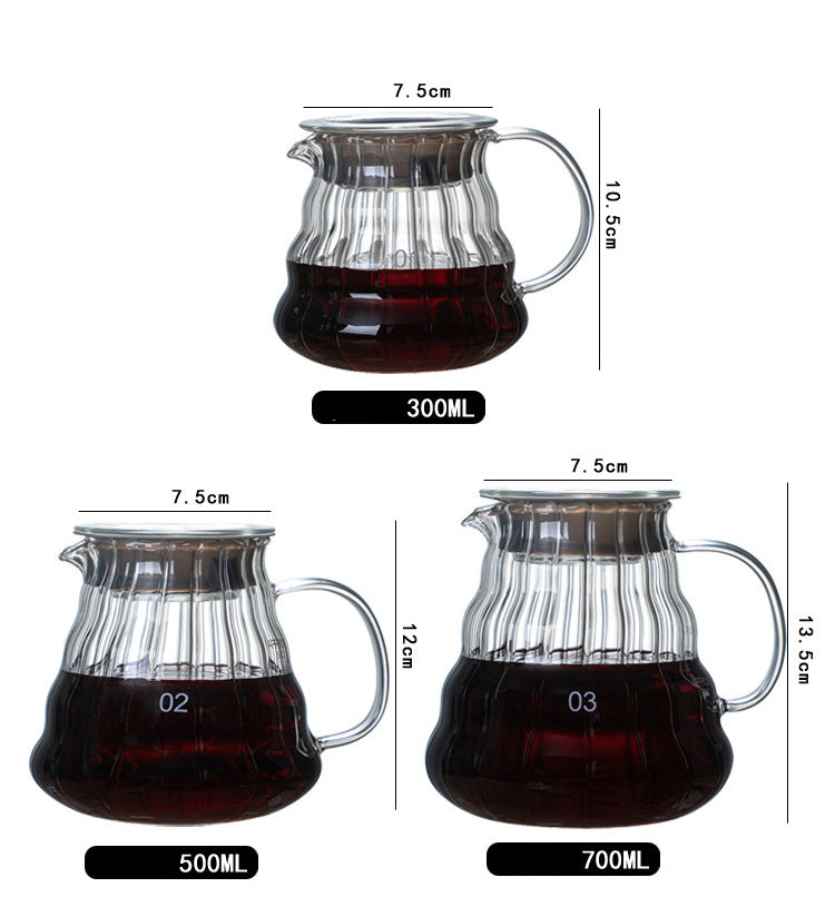 V60 Glass Coffee Range Server 700ML