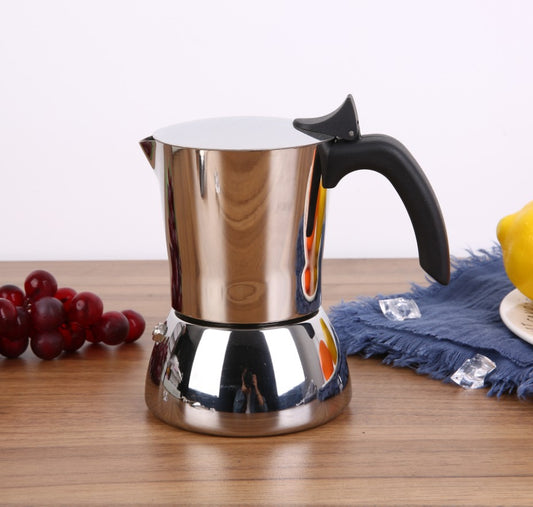 300ML Stovetop Coffee Maker Stainless Steel Moka Express