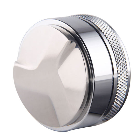 51mm Adjustable Coffee Distributor & Tamper Silver