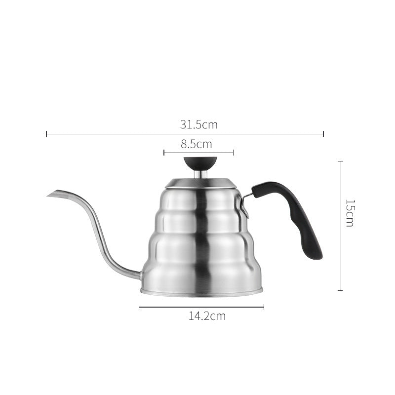 Pour Over Coffee Gooseneck Kettle 1.2L Stainless Steel