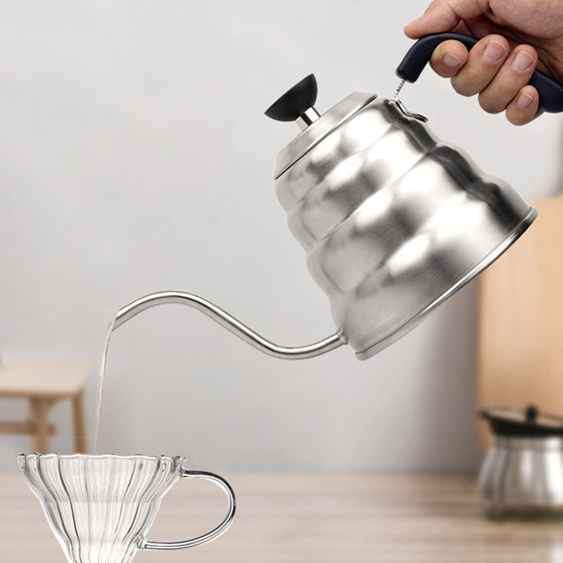 Pour Over Coffee Gooseneck Kettle 1.2L Stainless Steel