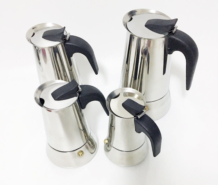 Stovetop Moka Pot Coffee Maker Stainless Steel Moka Express Espresso Maker 300ML