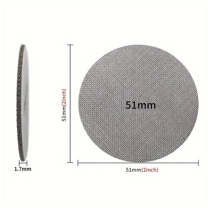 Espresso Puck Screen Reusable Stainless Steel Coffee Filter Plate Silver 51MM