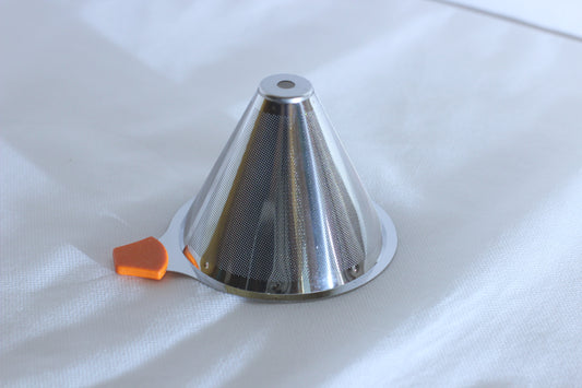 Paperless Coffee Filter Stainless Steel Double Layer Coffee Funnel Size V01