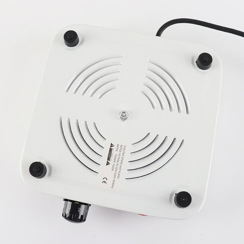 Single Hot Plate Portable Electric Stove for Coffee Makers White 1000W