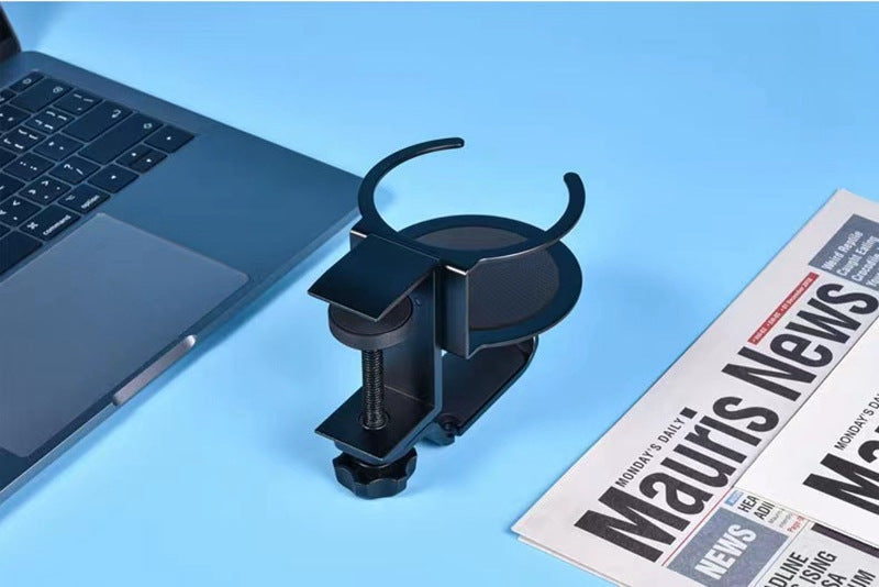 Desk Cup Holder with Headphone Hanger