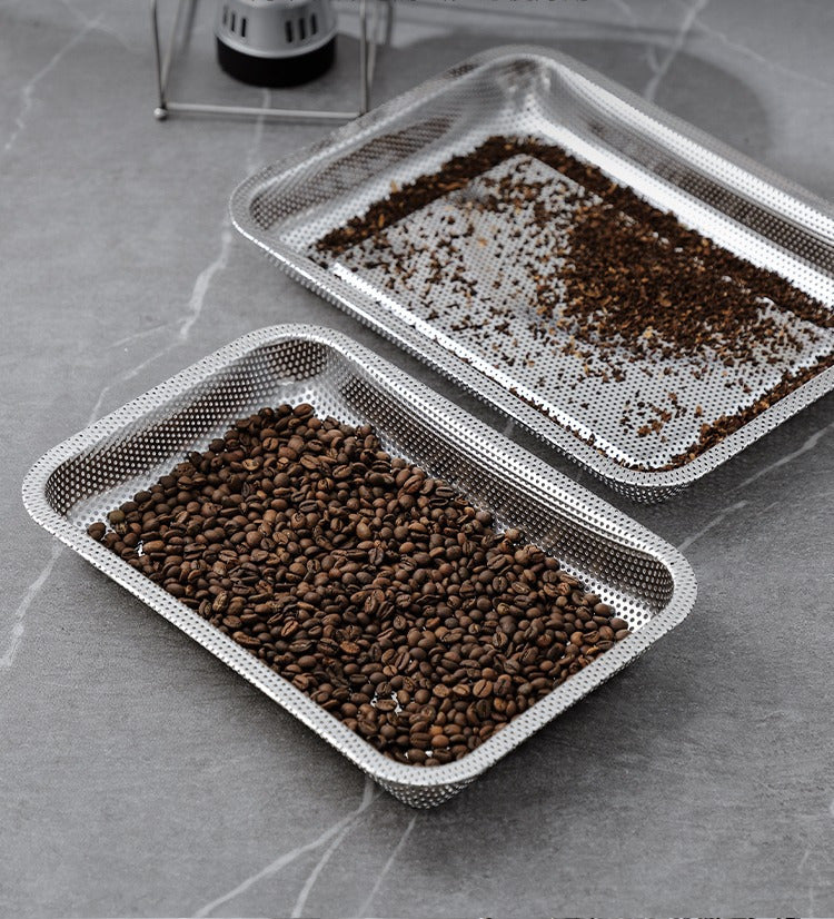 Medium Coffee Roaster Cooling Tray Stainless Steel Food Tray Filter