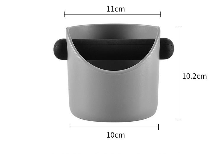 Coffee Knock Box for Barista Coffee Grind Grey