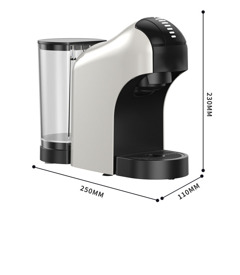 Italian Espresso Capsule Machine 3-in-1 Multi Capsule Pod Coffee Machine