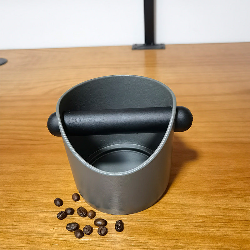 Coffee Knock Box for Barista Coffee Grind Grey