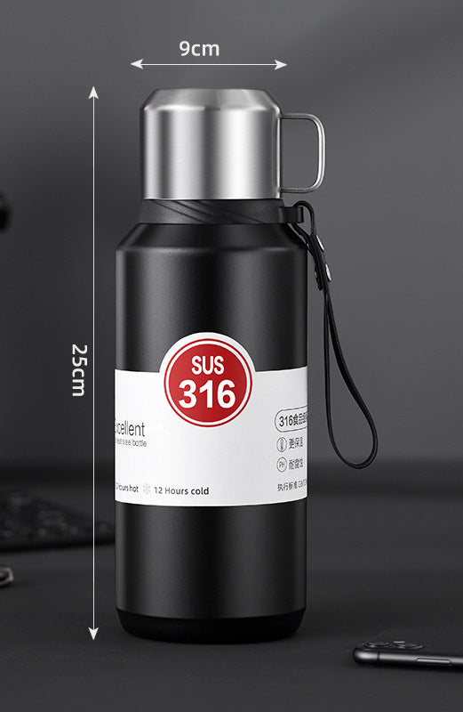 800ML Double-Wall Stainless Steel Vacuum Insulated Water Bottle