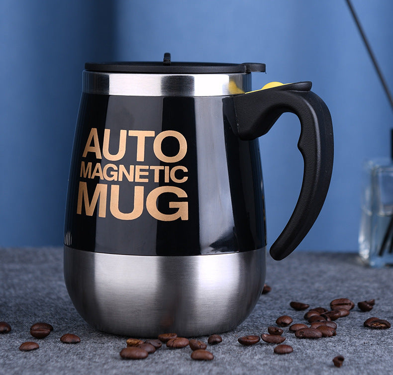 Automatic Stirring Coffee Cup Portable Auto Self Stirring Coffee Mug Black 400ML