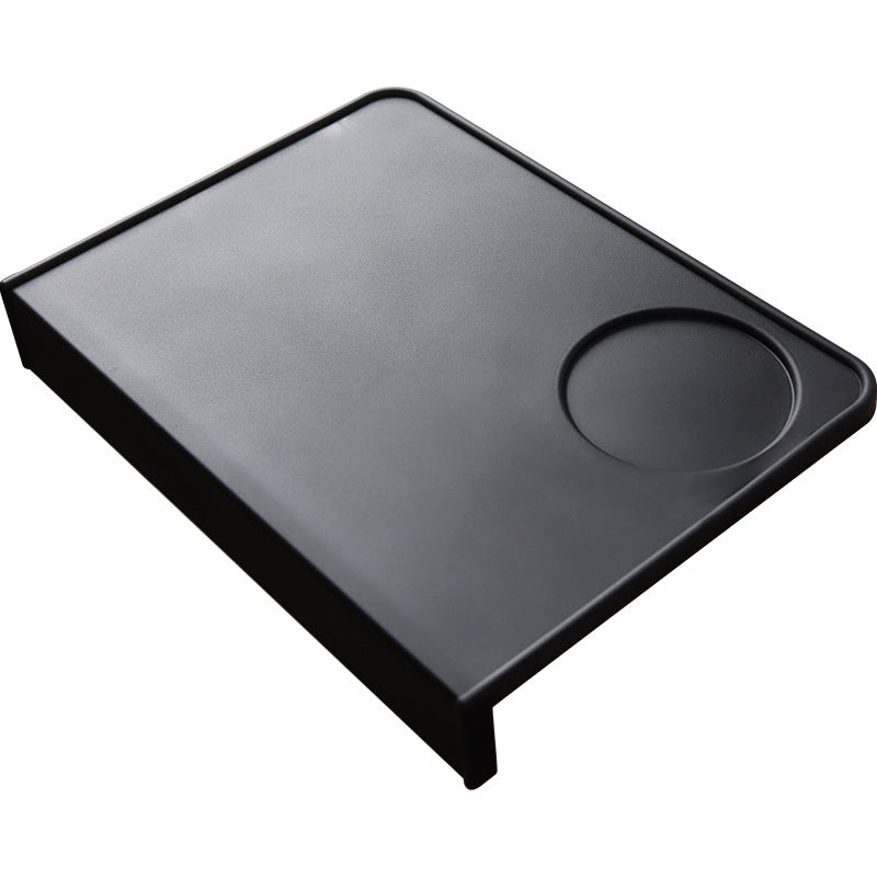 Anti-Skid Coffee Tamper Mat - Food Safe Silicone Rubber Black