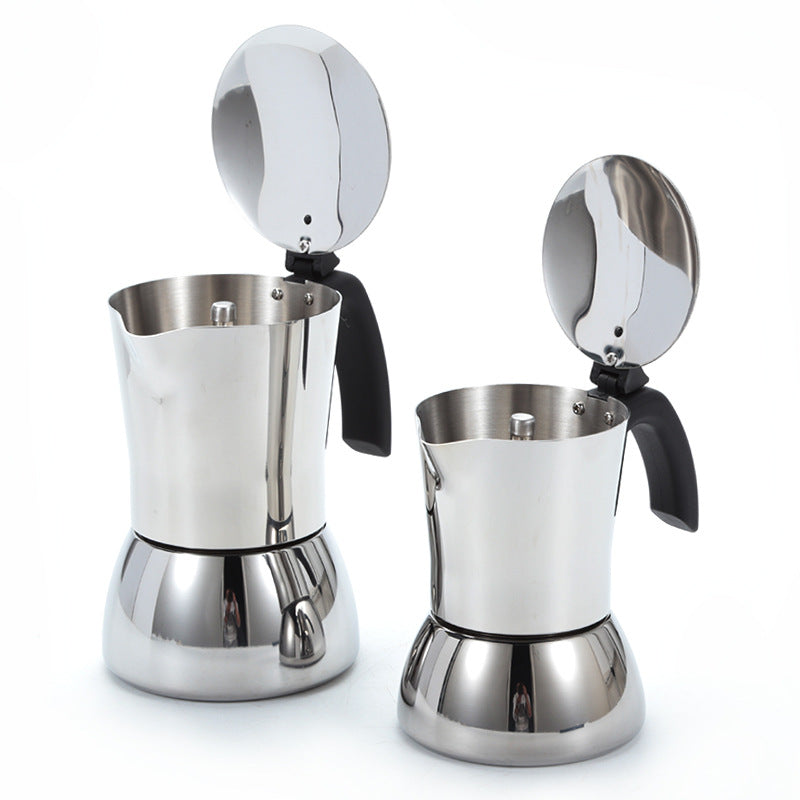 300ML Stovetop Coffee Maker Stainless Steel Moka Express