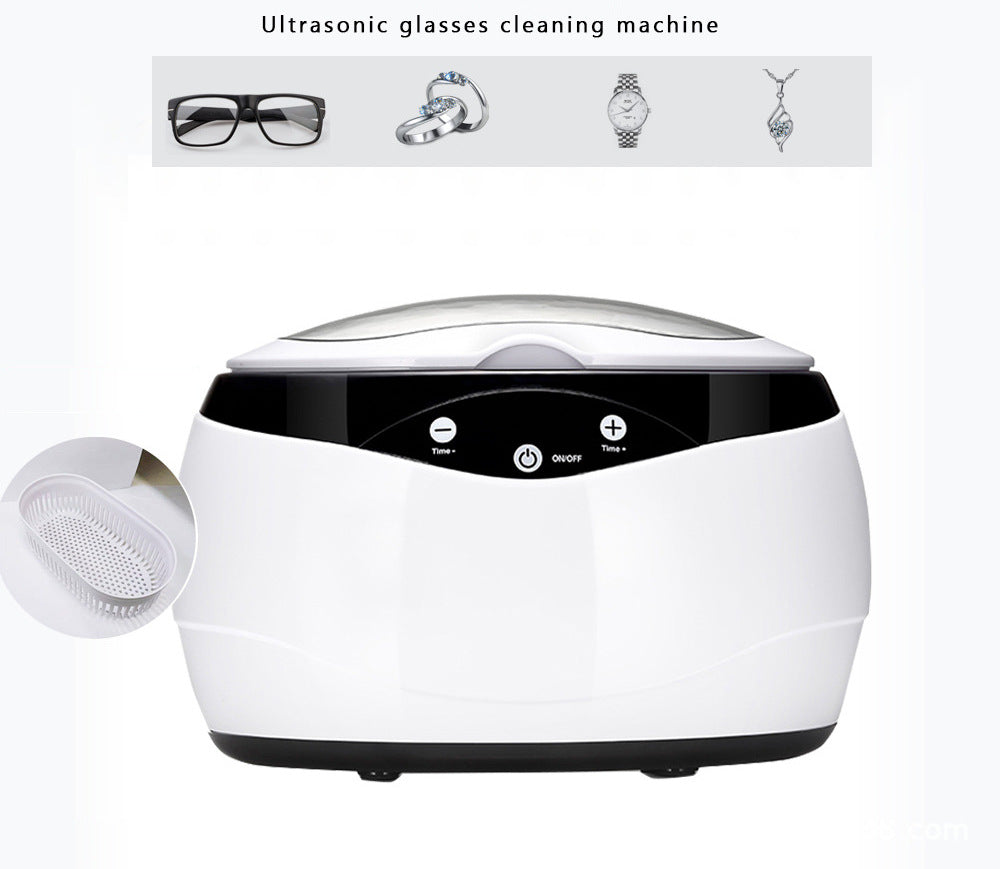 Ultrasonic Multi-Purpose Jewelry Cleaner White 600ML