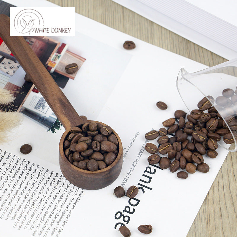 Coffee Scoop Wooden with Long Handle 10G