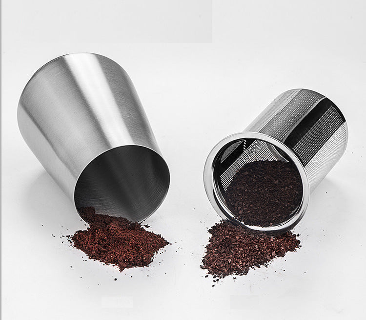 Coffee Powder Filter Cup Stainless Steel Coffee Sifter