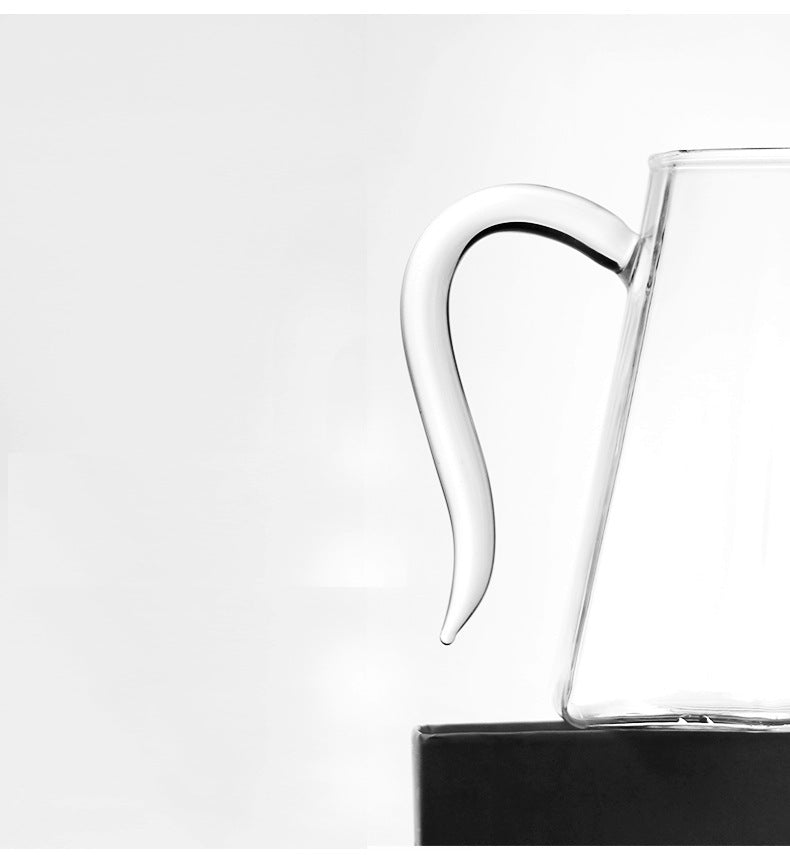 V60 Glass Coffee Range Server -- Octagon Design 600ML