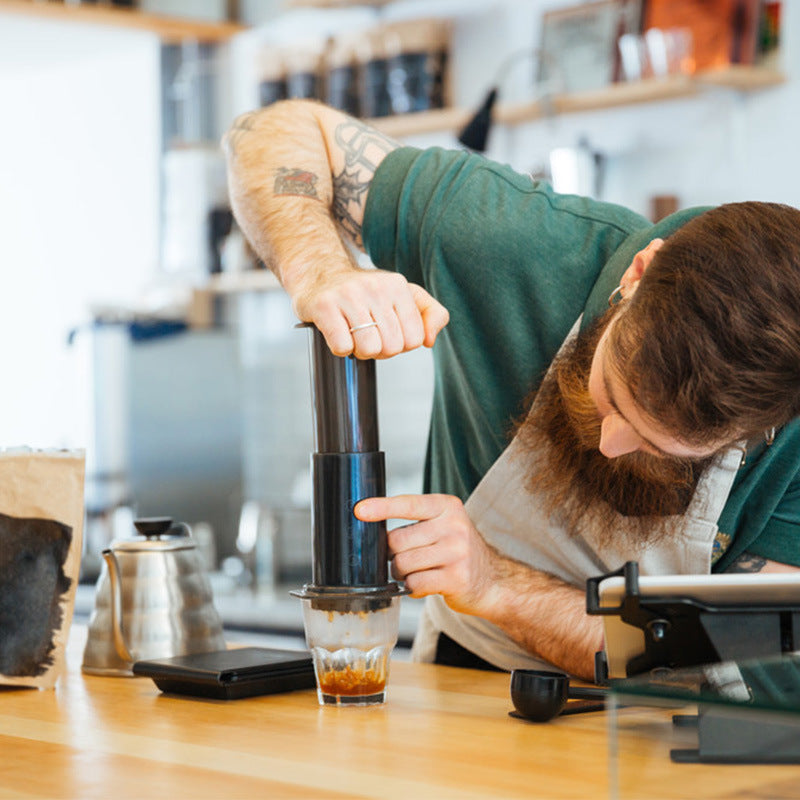 Portable Espresso Coffee Maker with Filter Paper Kit