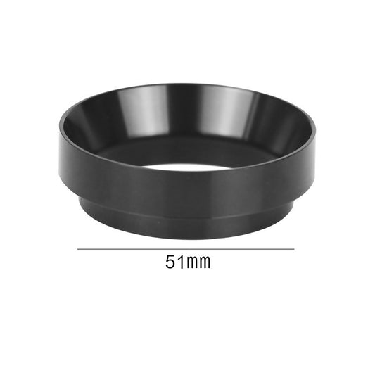 Aluminum Espresso Coffee Maker Dosing Ring for Portafilter Filter – 51mm Black