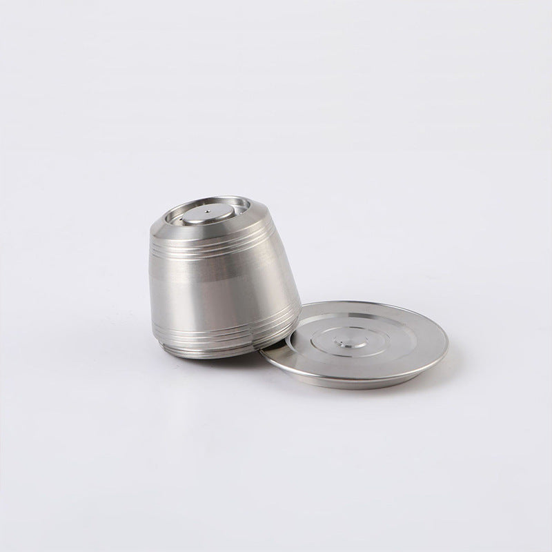 Reusable Nespresso Capsule - Stainless Steel Refillable Single Hole Capsule