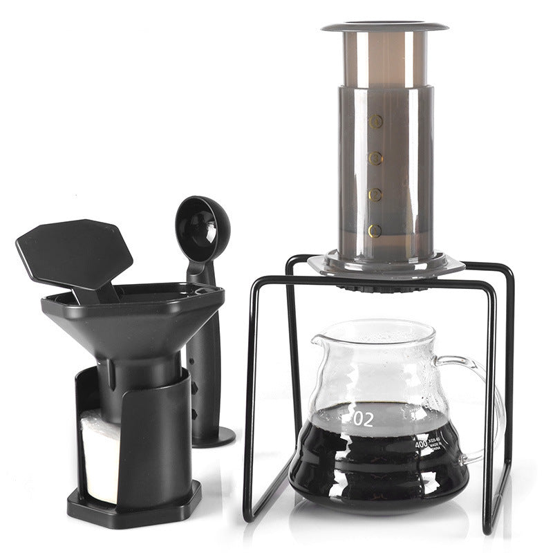 Portable Espresso Coffee Maker with Filter Paper Kit