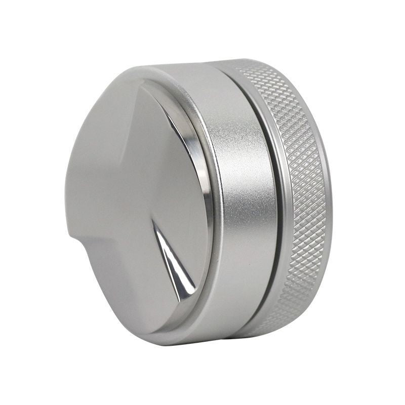 Adjustable Coffee Tamper & Distributor Silver 53mm