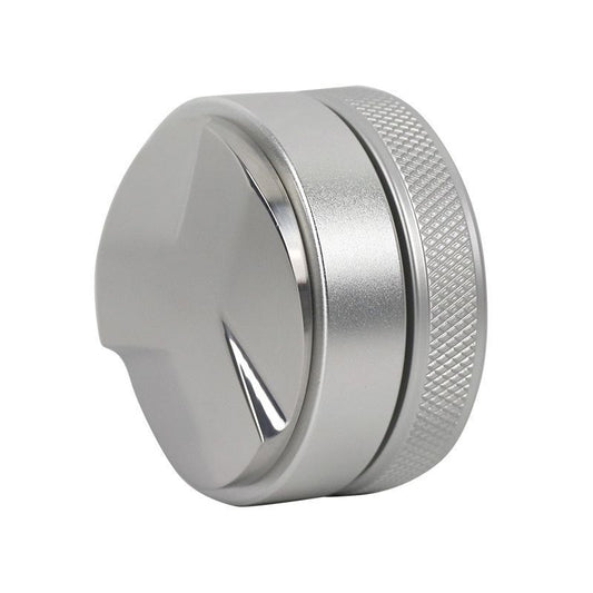 53mm Adjustable Coffee Distributor & Tamper Silver