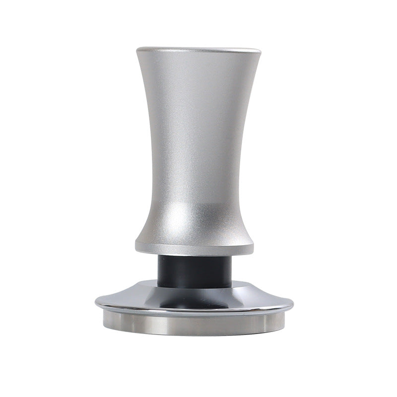 Spring Coffee Tamper with Stainless Steel Base 58mm -- Silver