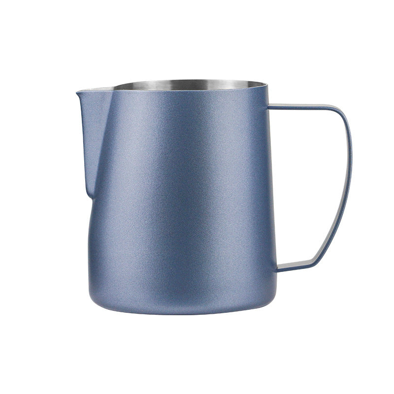 Milk Frothing Jug Stainless Steel 700ML Blue