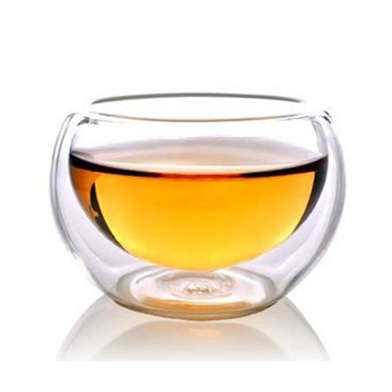 50ML Heat-Resistant Double Wall Glass Cup Set of 2