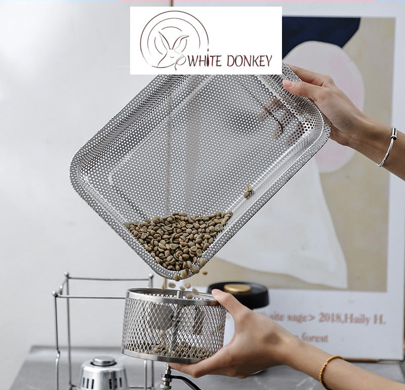 Medium Coffee Roaster Cooling Tray Stainless Steel Food Tray Filter