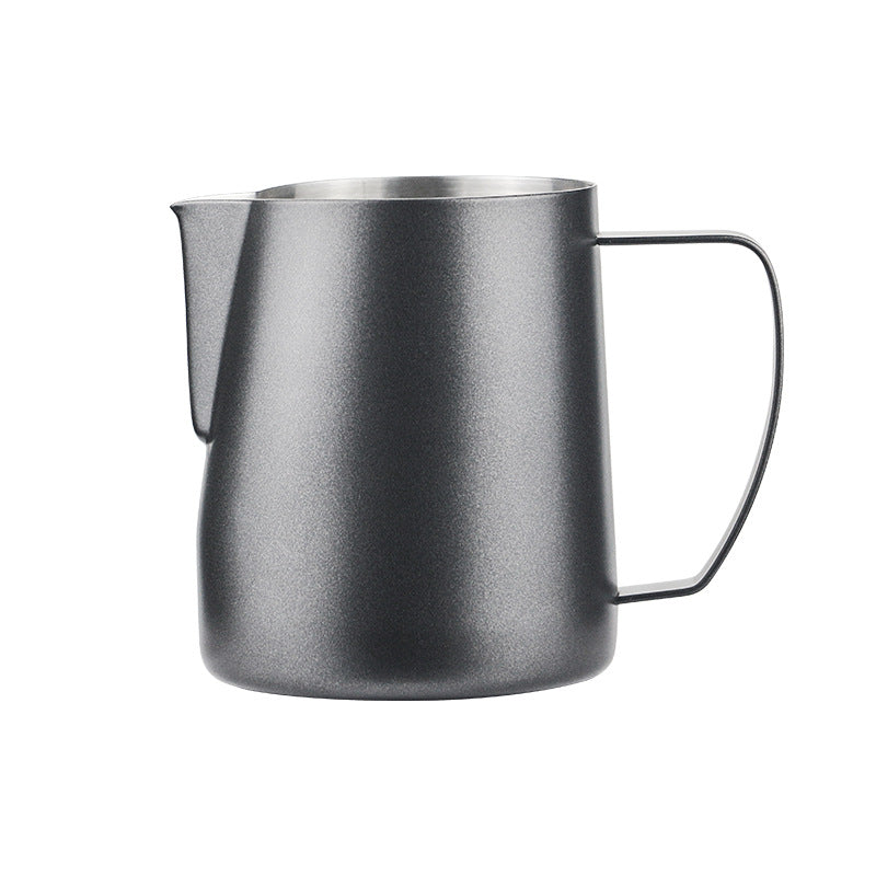 Milk Frothing Jug Stainless Steel 450ML Black