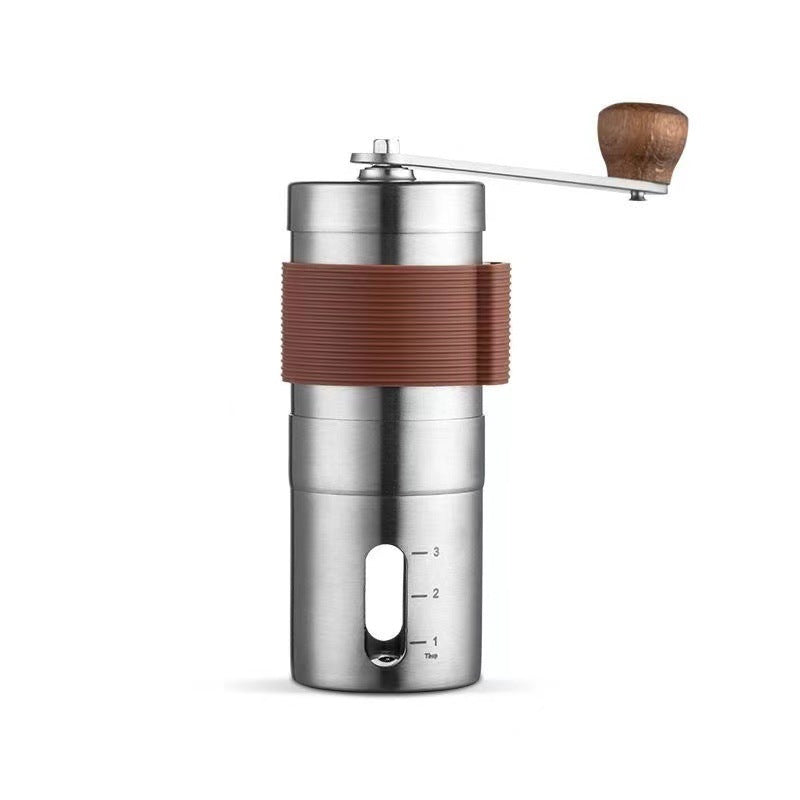 Manual Coffee Grinder Stainless Steel with ceramic Burr Grinder Mill