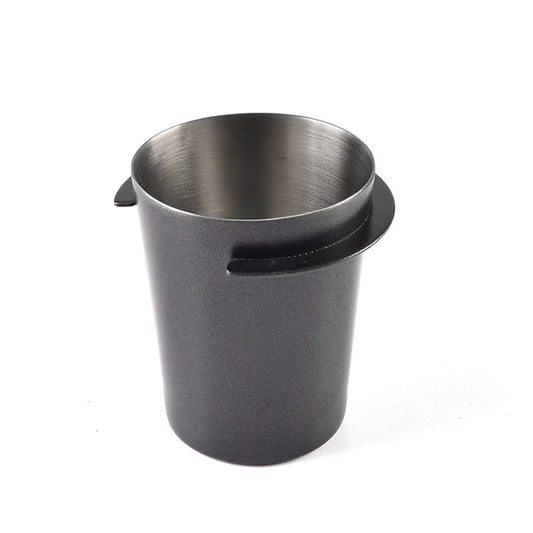 53mm Coffee Dosing Cup Stainless Steel Coffee Machine Powder Cup Black