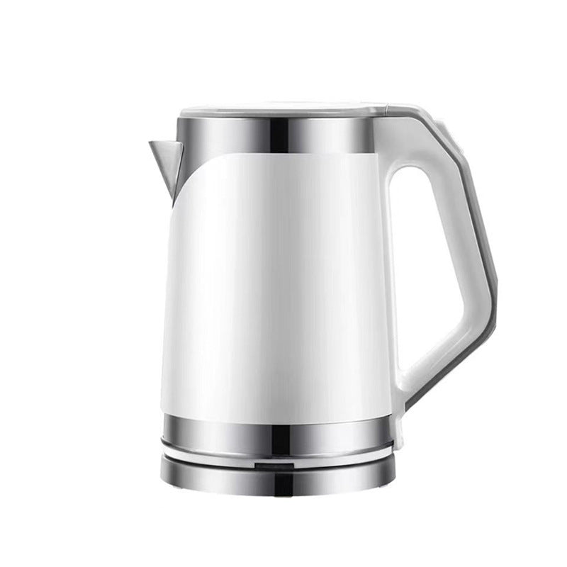 2L Double Layer Electric Kettle Cordless Stainless Steel White 1500W