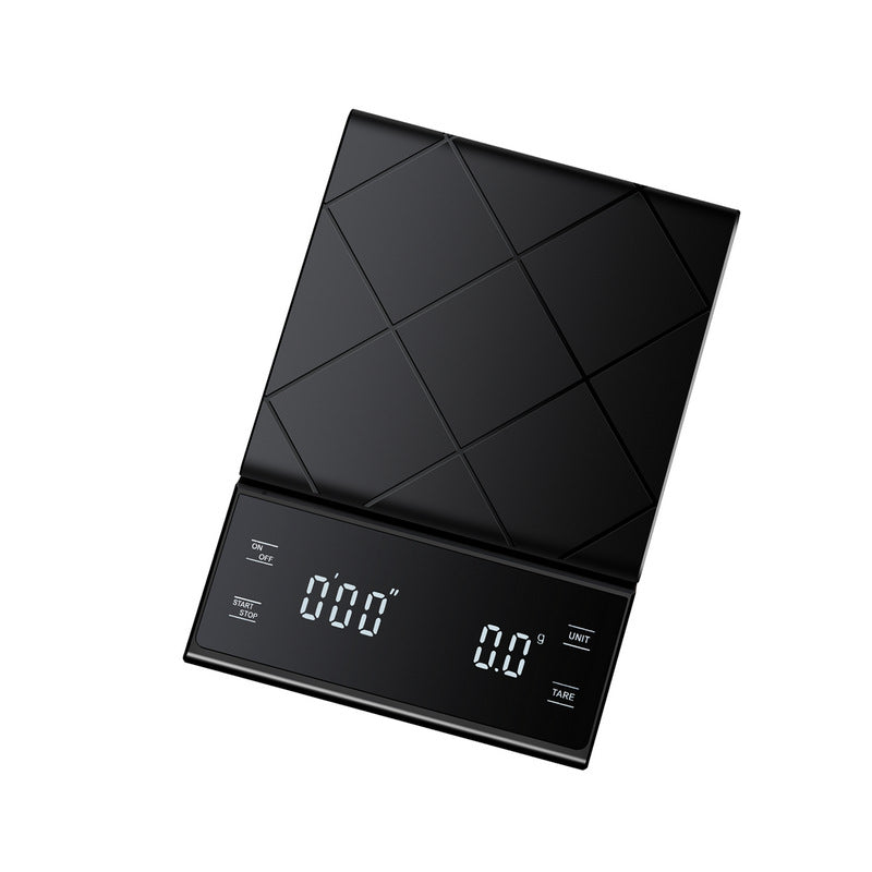 Digital Kitchen Scale Barista Coffee Scale with Timer 5KG/0.1G Black