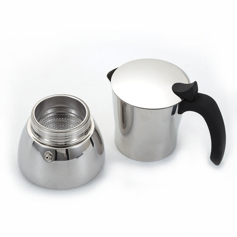 300ML Stovetop Coffee Maker Stainless Steel Moka Express