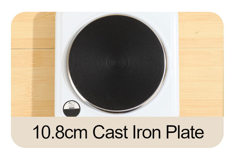 Single Hot Plate Portable Electric Stove for Coffee Makers 500W White