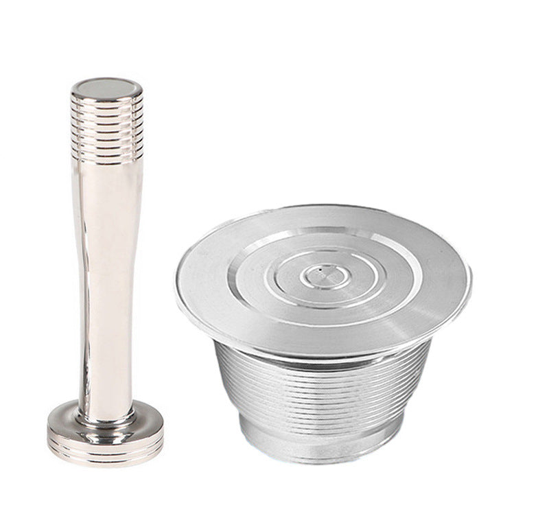 Reusable Nespresso Capsule - Stainless Steel Refillable Single Hole Capsule