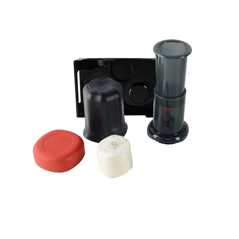 Mini Portable Espresso Coffee Maker with Filter Paper Kit