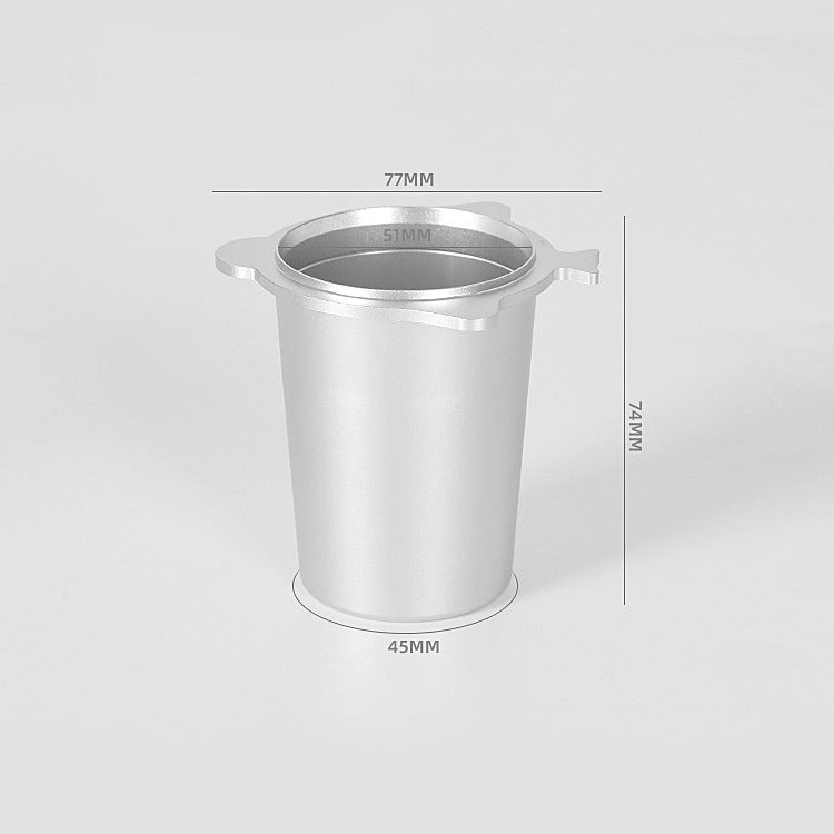 Aluminum Alloy Dosing Cup Coffee Machine Powder Cup 54mm