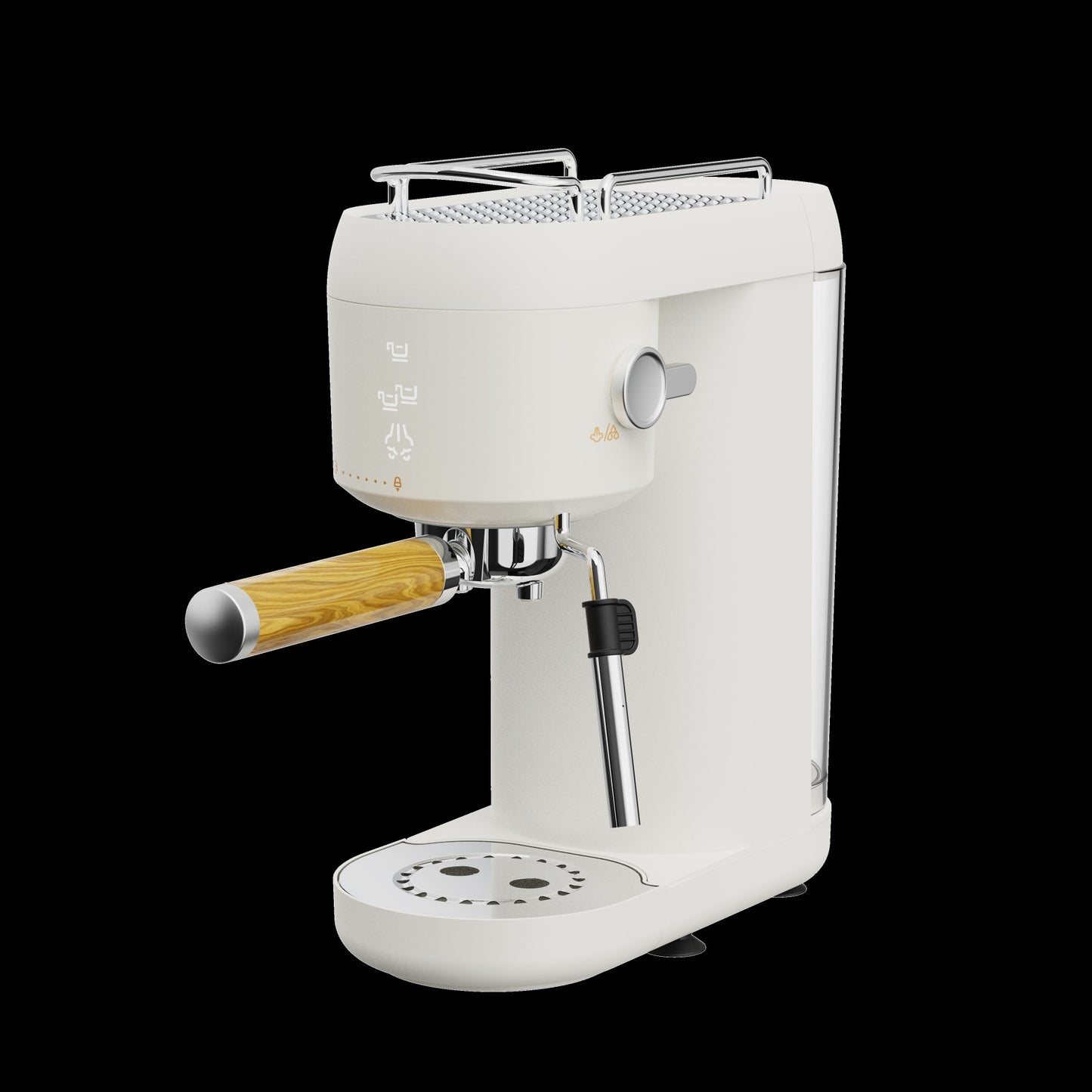 Compact Barista Espresso Machine White 1.2L