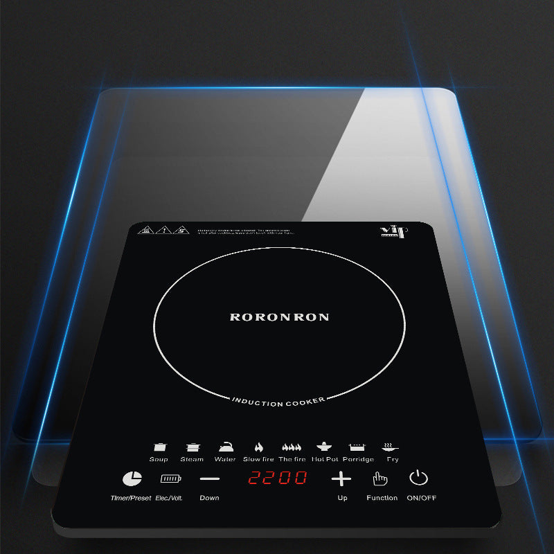 2200W Portable Induction Cooktop Black