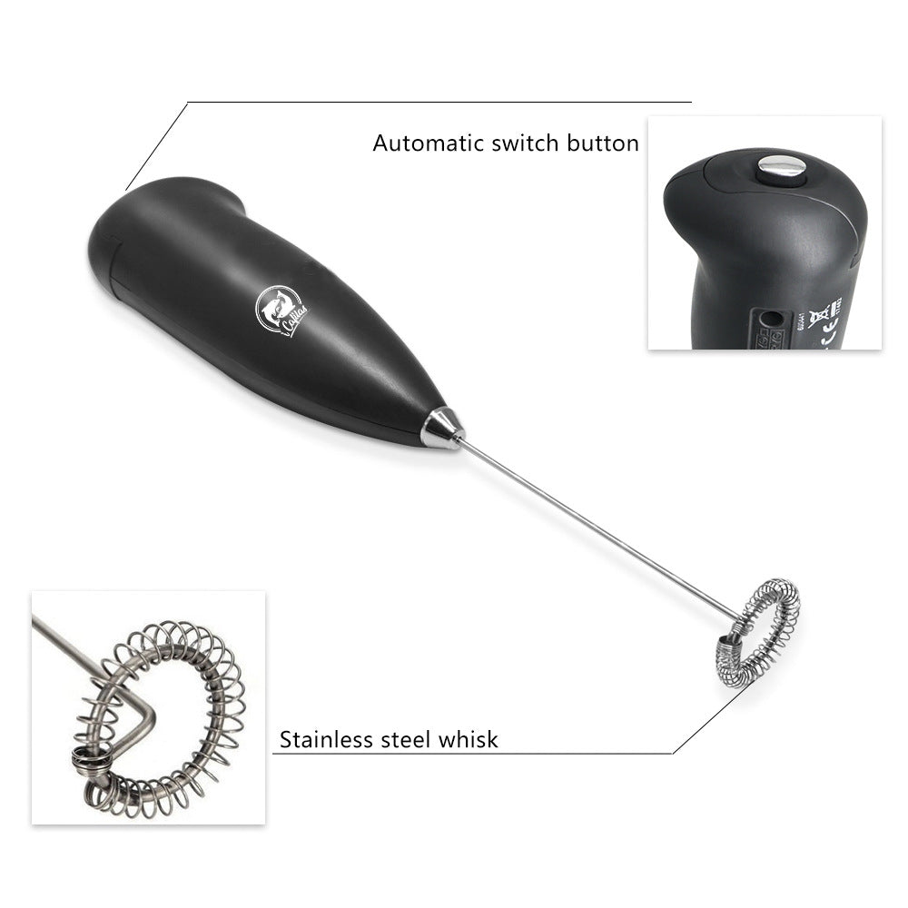 Electric Milk Frother - Black