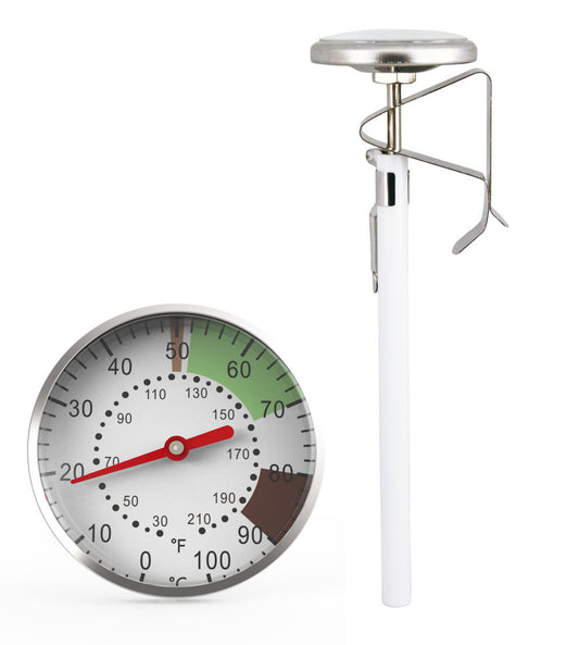 Milk Frothing Thermometer Large Digital Dial Stainless Steel