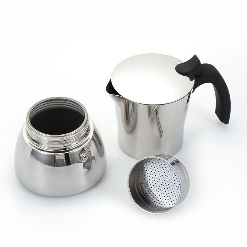 300ML Stovetop Coffee Maker Stainless Steel Moka Express