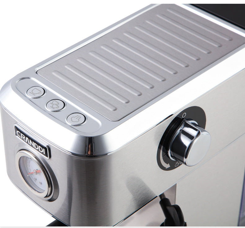 Compact Barista Espresso Machine Silver 1.5L